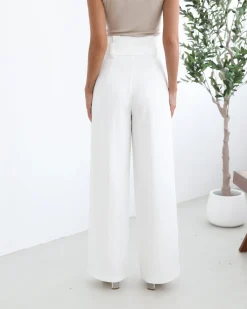 Best Alma Pants - White Pants|Bottoms