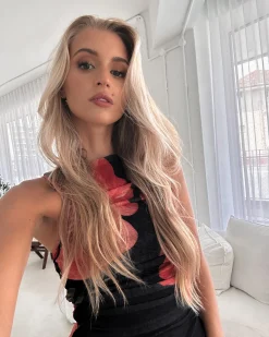 Best Balayage Dress - Black Floral Floral Dresses|Curve Dresses
