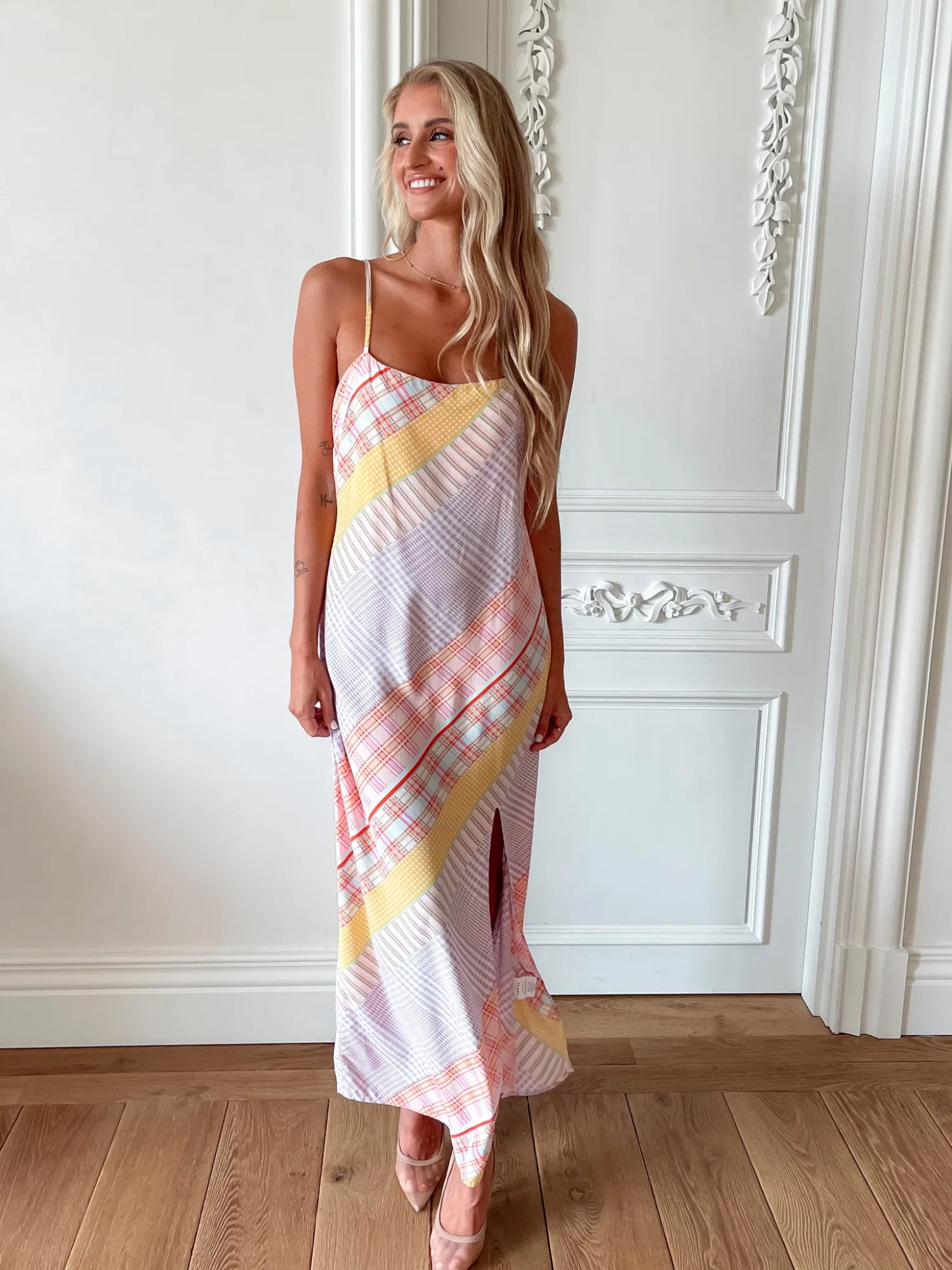 Discount Emrie Dress - Multi Slip Dresses|Maxi Dresses