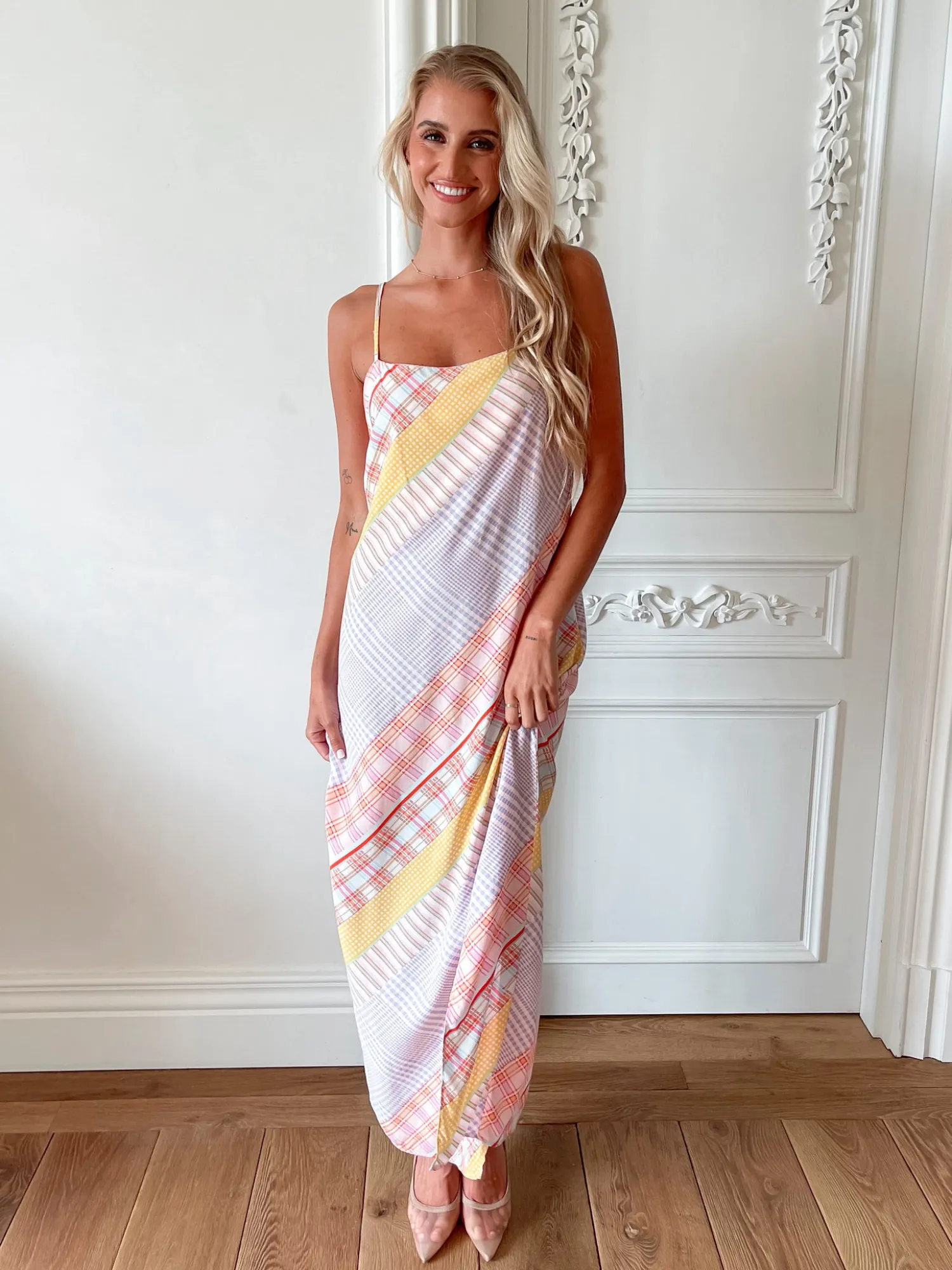 Discount Emrie Dress - Multi Slip Dresses|Maxi Dresses