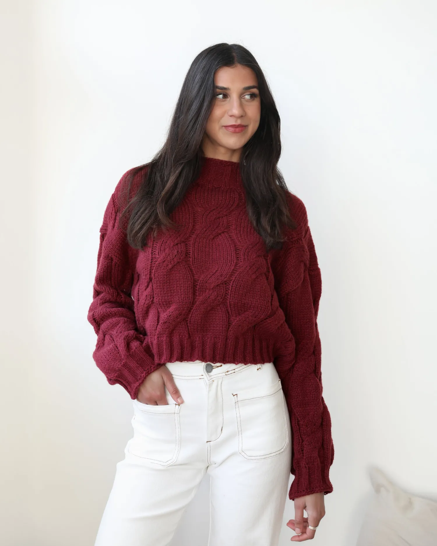 Discount Hadi Knit - Wine Jumpers|Jumpers
