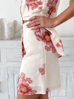 Hot Harleigh Skirt - Cream Floral Skirts|Sets