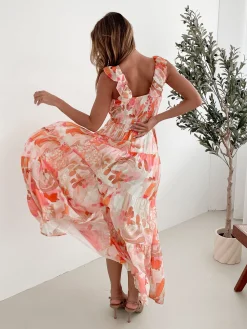 Online Mariel Dress - Pink Floral Floral Dresses|Maternity Dresses