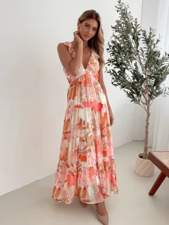 Online Mariel Dress - Pink Floral Floral Dresses|Maternity Dresses