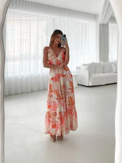 Online Mariel Dress - Pink Floral Floral Dresses|Maternity Dresses