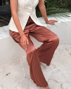 Hot Selandra Pants - Rust Pants|Bottoms