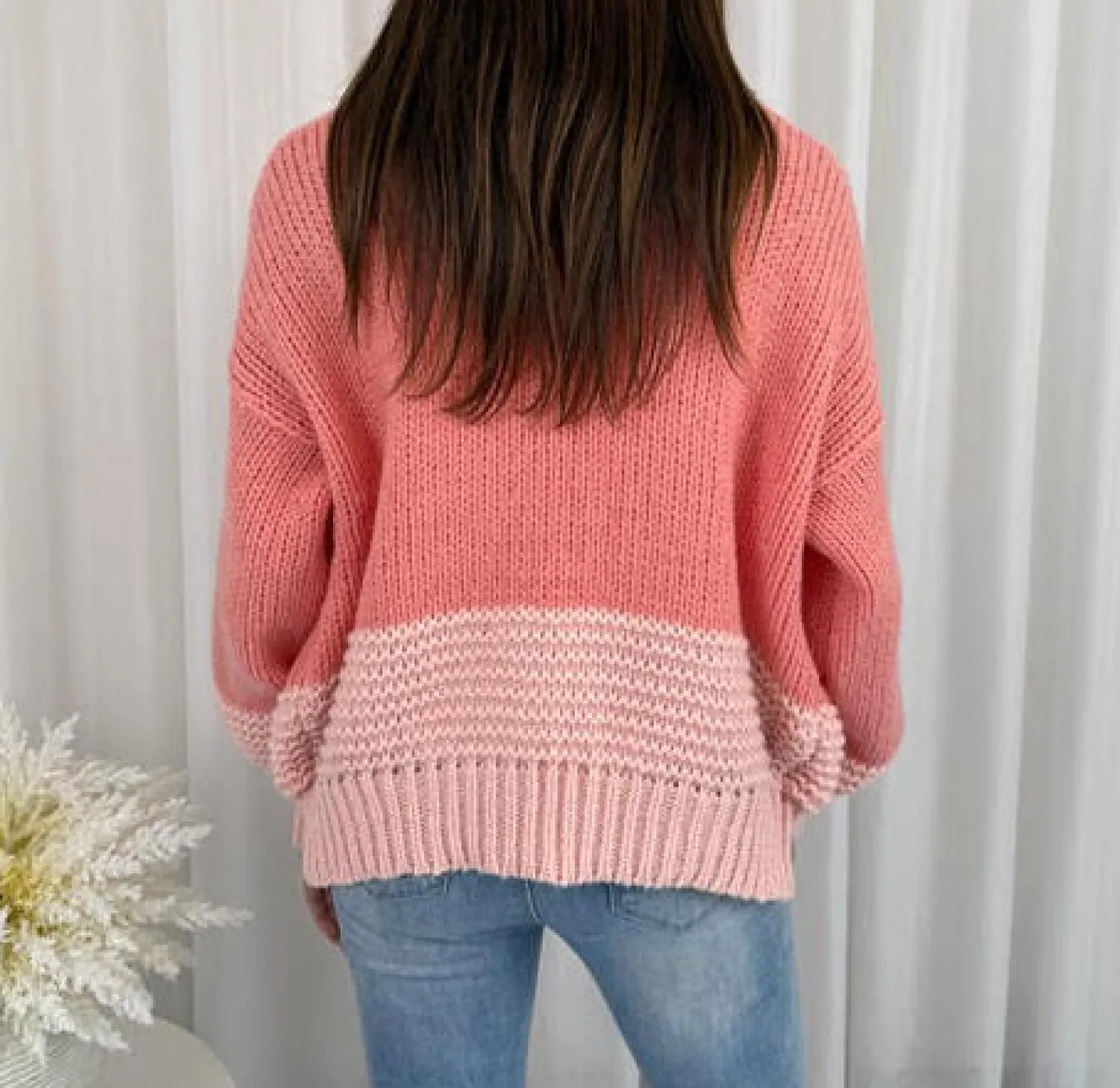 Outlet Sheona Cardigan - Peach Multi Cardigans|Jumpers